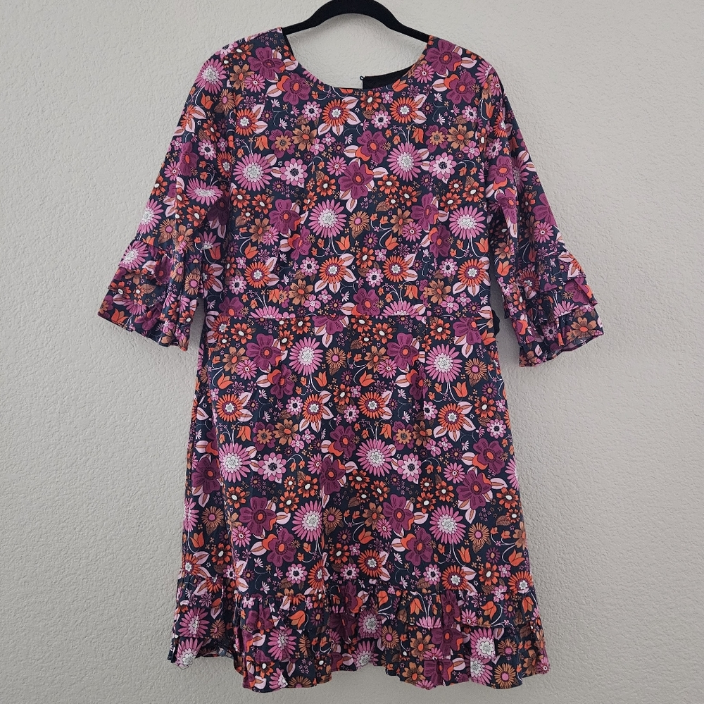Floral mini dress